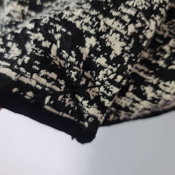 Philosophy black and white jacquard open front topper jacket large - Picture 10 of 14